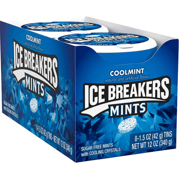Ice Breakers SF Mints Cool Mint 8/1.5oz